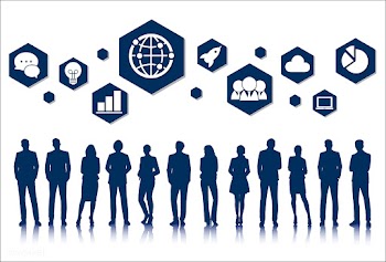 Illustration of business people | Free stock vector - 389232