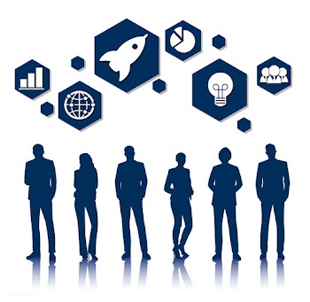 Illustration of business people | Free stock vector - 389292