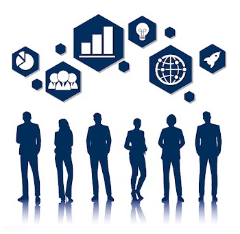 Illustration of business people | Free stock vector - 389302