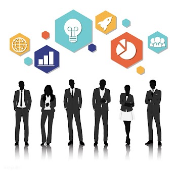 Illustration of business people | Free stock vector - 389303