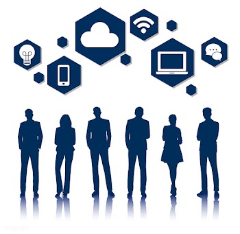 Illustration of business people | Free stock vector - 389305
