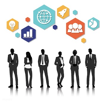 Illustration of business people | Free stock vector - 389314