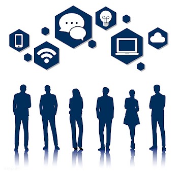 Illustration of business people | Free stock vector - 389316