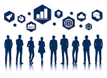 Illustration of business people | Free stock vector - 389331