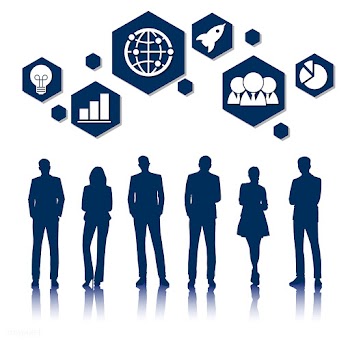 Illustration of business people | Free stock vector - 389339