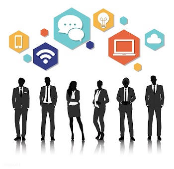 Illustration of business people | Free stock vector - 389347
