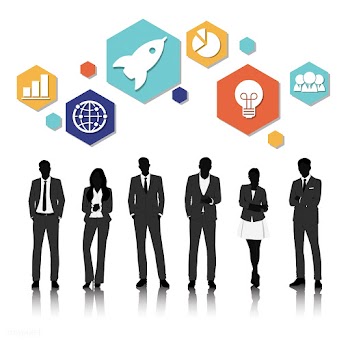 Illustration of business people | Free stock vector - 389348