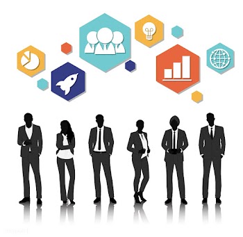 Illustration of business people | Free stock vector - 389349