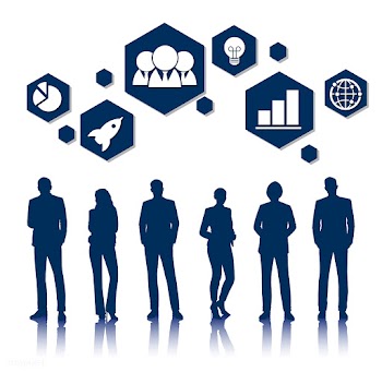 Illustration of business people | Free stock vector - 389355