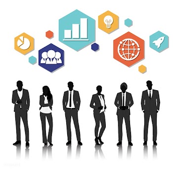 Illustration of business people | Free stock vector - 389356