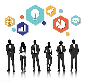 Illustration of business people | Free stock vector - 389357