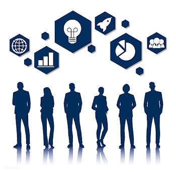 Illustration of business people | Free stock vector - 389364