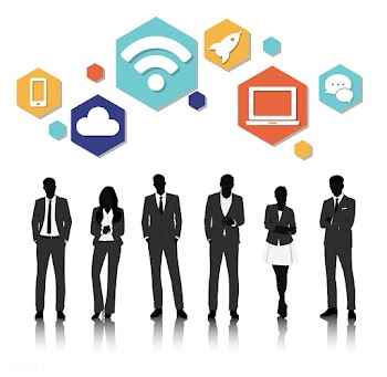 Illustration of business people | Free stock vector - 389367