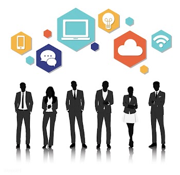 Illustration of business people | Free stock vector - 389370