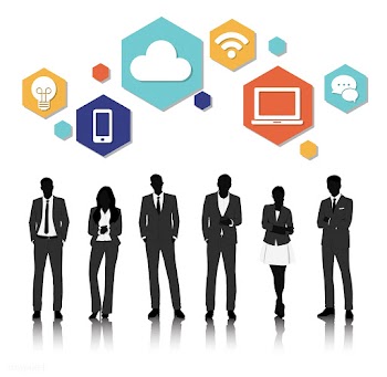 Illustration of business people | Free stock vector - 389377