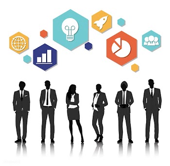 Illustration of business people | Free stock vector - 389381
