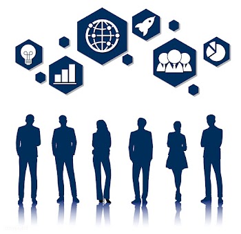 Illustration of business people | Free stock vector - 389384