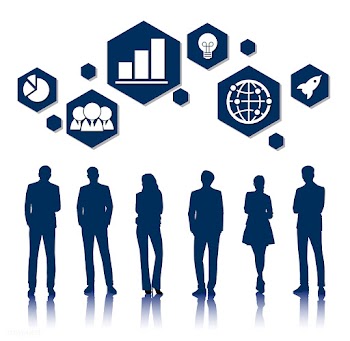 Illustration of business people | Free stock vector - 389393
