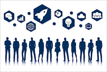 Illustration of business people | Free stock vector - 389405