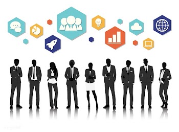 Illustration of business people | Free stock vector - 389437