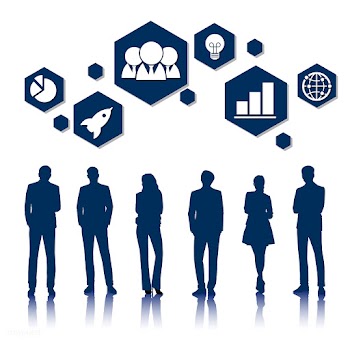 Illustration of business people | Free stock vector - 389443