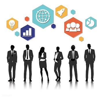 Illustration of business people | Free stock vector - 389456