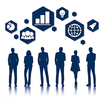 Illustration of business people | Free stock vector - 389459