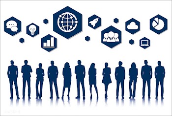 Illustration of business people | Free stock vector - 389521