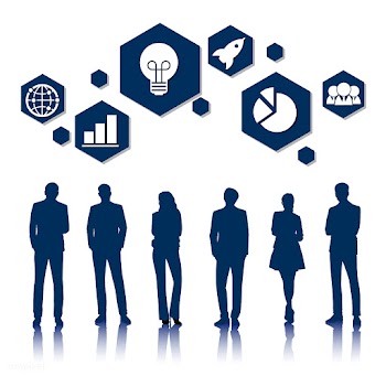 Illustration of business people | Free stock vector - 389540