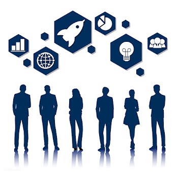 Illustration of business people | Free stock vector - 389571