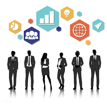 Illustration of business people | Free stock vector - 389587