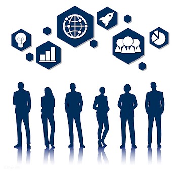 Illustration of business people | Free stock vector - 389612