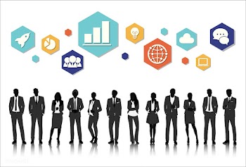Illustration of business people | Free stock vector - 389613