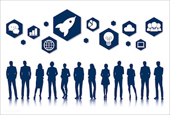 Illustration of business people | Free stock vector - 389626