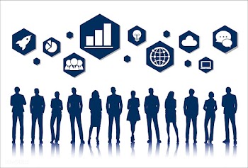 Illustration of business people | Free stock vector - 389656
