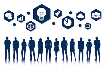 Illustration of business people | Free stock vector - 389686
