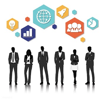 Illustration of business people | Free stock vector - 389708