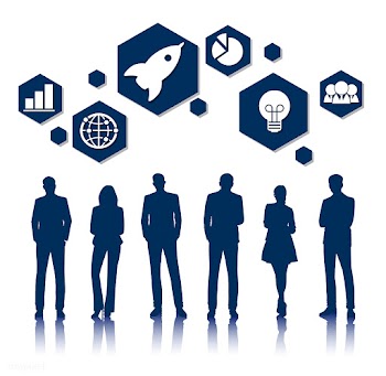 Illustration of business people | Free stock vector - 389721
