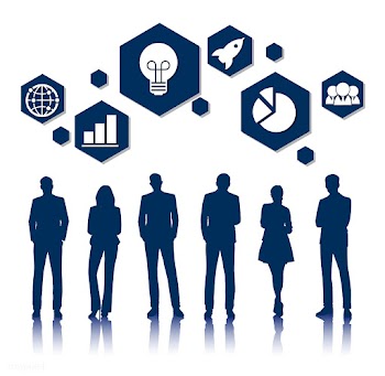 Illustration of business people | Free stock vector - 389768