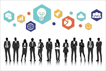 Illustration of business people | Free stock vector - 389771