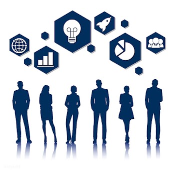 Illustration of business people | Free stock vector - 390403