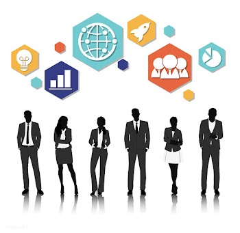 Illustration of business people | Free stock vector - 390483