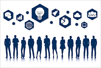 Illustration of business people | Free stock vector - 390518
