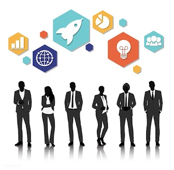 Illustration of business people | Free stock vector - 390521