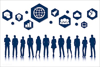 Illustration of business people | Free stock vector - 390542