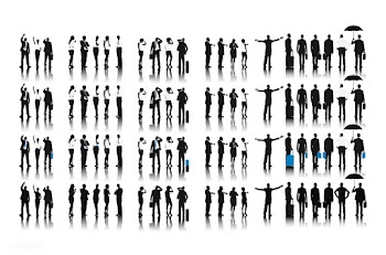 Illustration of business people | Free stock vector - 394062