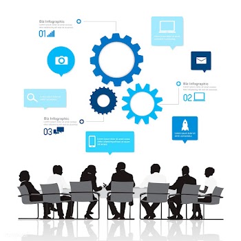 Illustration of business people in the meetin.. | Free stock vector - 393992