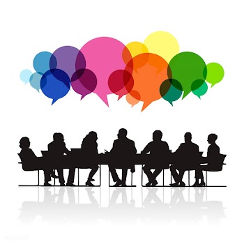 Illustration of business people in the meetin.. | Free stock vector - 394003