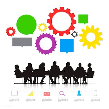 Illustration of business people in the meetin.. | Free stock vector - 394038