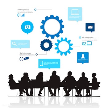 Illustration of business people in the meetin.. | Free stock vector - 394075